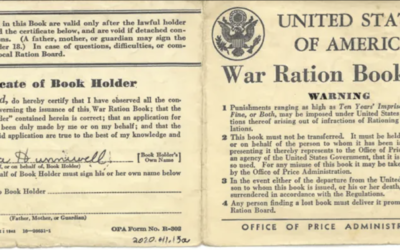 November 2022: War Ration Booklet